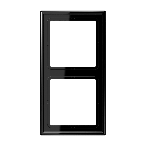 Carenuity SQ Frame Schwarz Doppelrahmen JUNG LS 990 Designrahmen