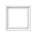 Carenuity SQ Frame Weiß JUNG LS 990 Designrahmen Einzelrahmen