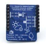 Rückseite des BME680 Sensor Shields mit Anschlüssen