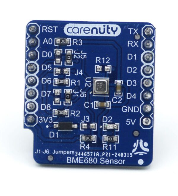 carenuity-bme680-sensor-shield-wemos-d1-mini-hauptbild Carenuity BME680 Sensor Shield WEMOS D1 Mini Luftqualitätssensor