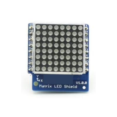 8x8 LED Matrix Shield D1 Mini Punktmatrix Display Frontansicht