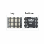 8x8 RGB Shield 64 LEDs WS2812B Top und Bottom Ansicht