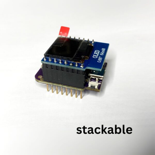 chipglobe-c3-mini-mit-0-66-zoll-oled-display-4 C3 Mini mit 0.66 Zoll OLED Display vorverlötete Pinheader