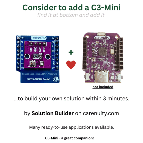 chipglobe-c3-mini-sensor-aht20-bmp280-3 C3 Mini Sensor AHT20 BMP280 Vorder- und Rückseite