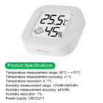 Digitales Mini Hygrometer Thermometer Vorderseite