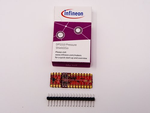 chipglobe-dps310-shield2go-set-adapter DPS310 Pressure Shield2Go mit Adapter im Set