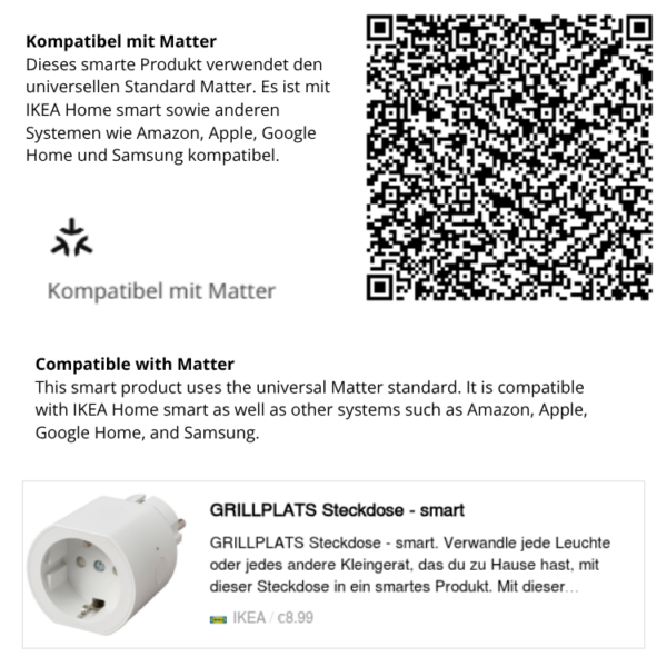 chipglobe-ikea-grillplats-zwischensteckdose-smart-matter-thread-3 IKEA GRILLPLATS Steckdose Smart Matter Thread Anschluss