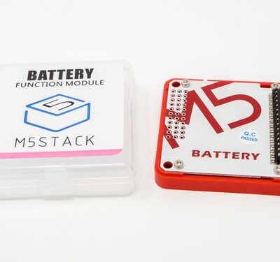 M5Stack Batterie Modul 700mAh Set mit Modul und Verpackung