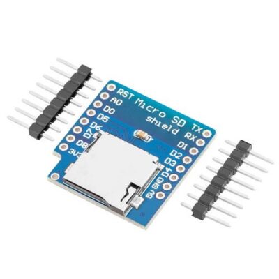 Micro SD Modul D1 Mini Detailansicht mit Karten Slot