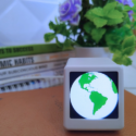 Mini WiFi Wetteruhr Weltkarte Anzeige