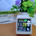 Mini WiFi Wetteruhr Uhrzeit Anzeige