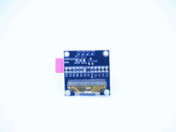 chipglobe-oled-display-0-96-zoll-128x64-3 OLED Display 0.96 Zoll 128x64 Rückseite Pins