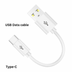 USB C Kabel 10cm Produktansicht weiß