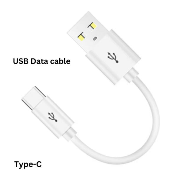 chipglobe-usb-c-kabel-10cm-6 USB C Kabel 10cm Produktansicht weiß