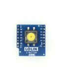 Wemos D1 Mini 1-Button Shield Draufsicht Taster
