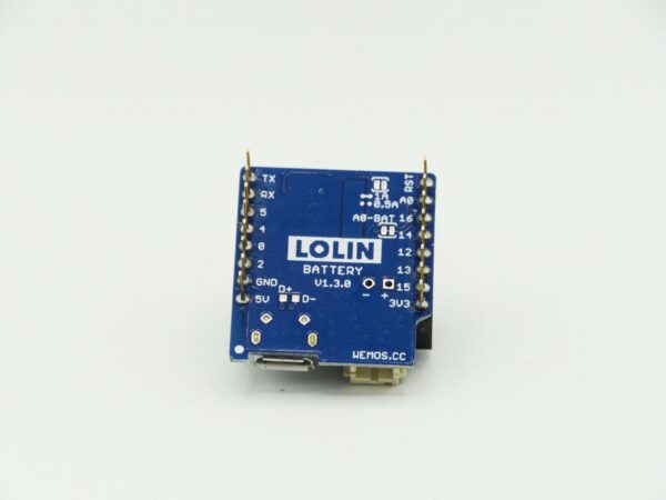 chipglobe-wemos-lolin-battery-shield-v1-3-6 Wemos Lolin Battery Shield V1.3 Platine Detail