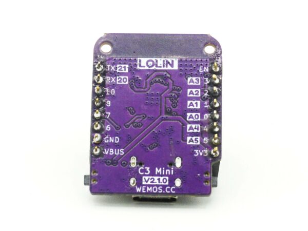 chipglobe-wemos-lolin-c3-mini-v2-1-0-1 Wemos Lolin C3 Mini v2.1.0 ESP32-C3 Entwicklungsboard Hauptbild