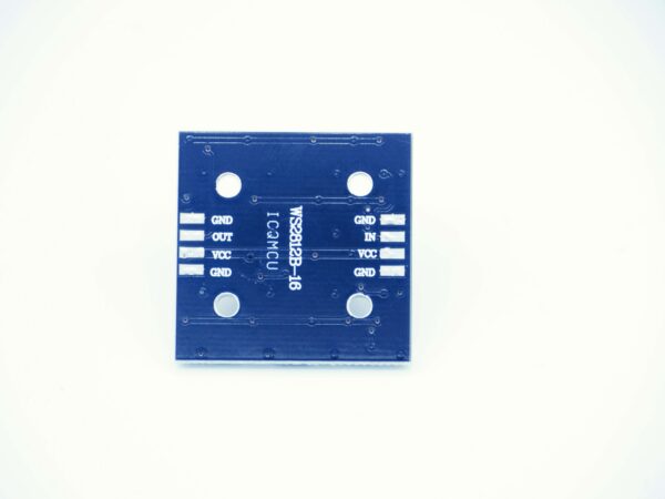 chipglobe-ws2812b-led-panel-4x4-matrix-2 WS2812B LED Panel 4x4 Matrix Rückseite Platine