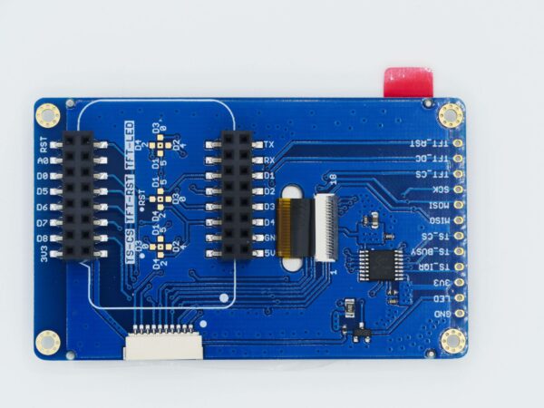 tft-2-4-touch-shield-d1-mini-rueckseite TFT 2.4 Touch Shield für D1 Mini Rückseite