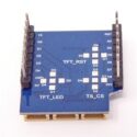 TFT I2C Connector Shield Rückseite mit Pinbelegung für WEMOS D1 Mini