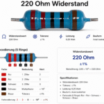 Widerstände im praktischen 5er Set 220 Ohm