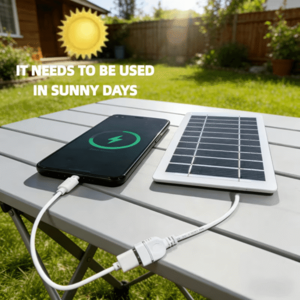 5v-2w-solar-panel-usb-11 5V 2W Solar Panel USB mit Smartphone