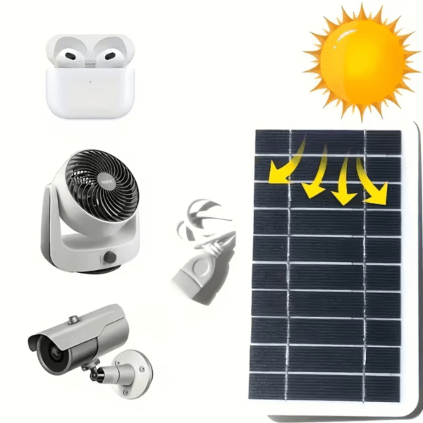 5v-2w-solar-panel-usb-12 5V 2W Solar Panel USB Detailansicht