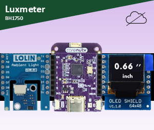 Installierbarer Ambient Light Monitor mit BH1750 Sensor und C3 Mini im Carenuity Solution Builder