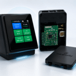 Carenuity Starterkits für Luftqualität und Präsenzsensorik SQ Panel Schwarz