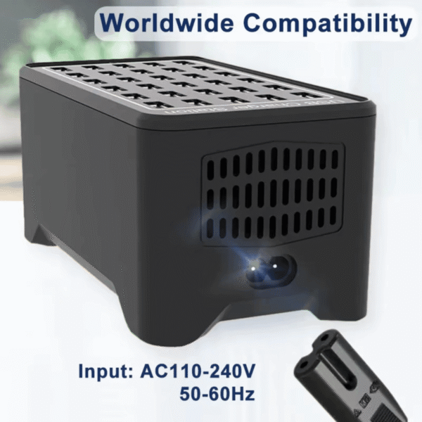 chipglobe-150w-usb-ladestation-30-ports-4 150W USB Ladestation 30 Ports Gehäuse Rückseite