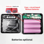 DIY Powerbank Gehäuse 3x 18650 Innenaufbau