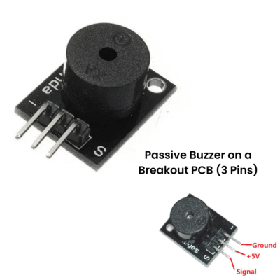 Passiver Piezo Buzzer Modul Breakout 3 Pin