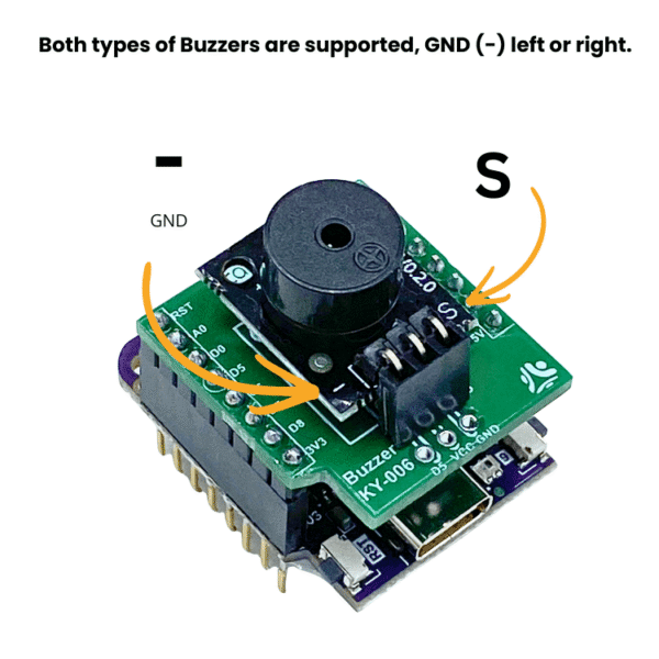 chipglobe-piezo-buzzer-starter-kit-esp32-c3-mini-10 Piezo Buzzer Montage Beispiel