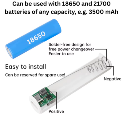 Powerbank Gehäuse Akku Einbau Anleitung