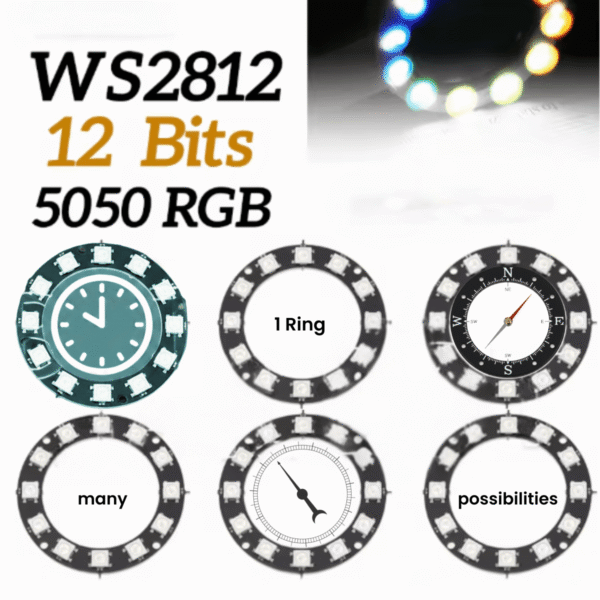 RGB LED Ring-12 WS2812 Hauptbild