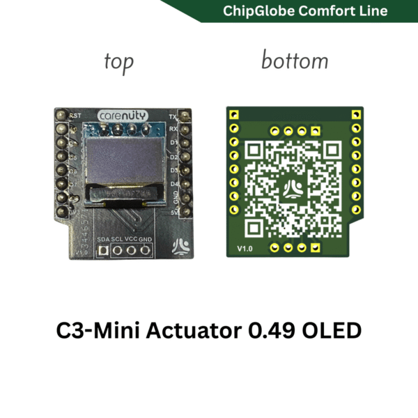 0.49″ OLED Display für D1 Mini & C3 Mini (2) 0.49″ OLED Display für D1 Mini & C3 Mini
