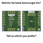 0.49″ OLED Display für D1 Mini & C3 Mini