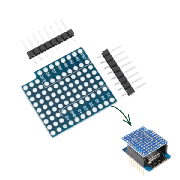 ProtoBoard Shield für WEMOS D1 C3 Mini (2) ProtoBoard Shield für WEMOS D1 C3 Mini