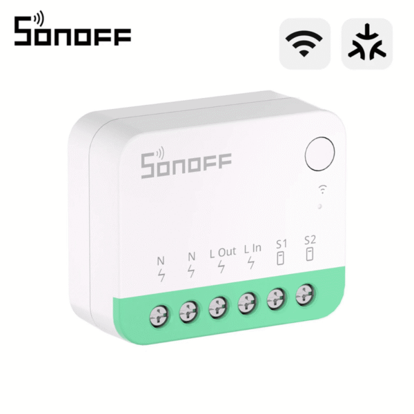 carenuity_sonoff-minir4m-0 SONOFF MINIR4M Matter WLAN Smart-Relais 10A Unterputz