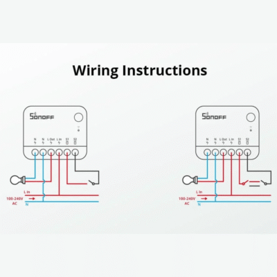 SONOFF MINIR4M Matter WLAN Smart-Relais 10A Unterputz