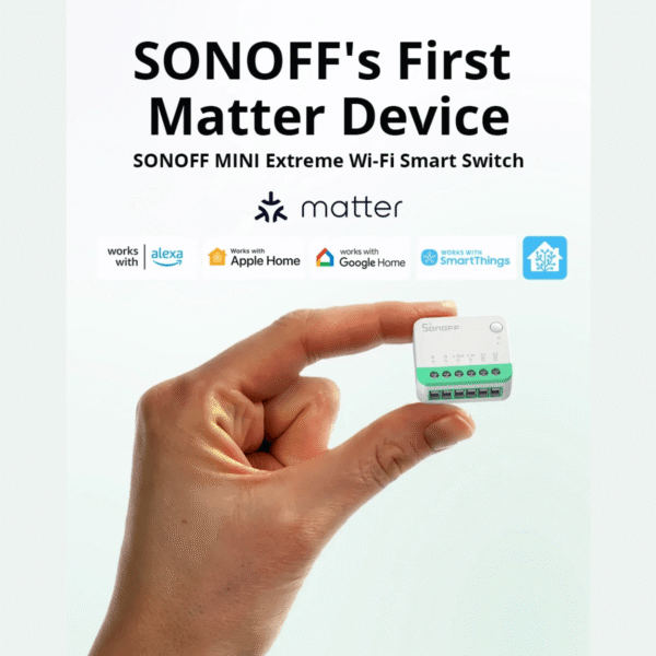 carenuity_sonoff-minir4m-2 SONOFF MINIR4M Matter WLAN Smart-Relais 10A Unterputz