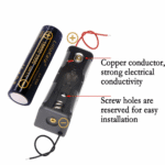 18650 Battery Set with Battery Holder