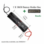 18650 Battery Set Connection Cable Detail Dimensions View